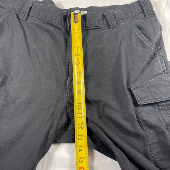Carhartt Rugged Flex Relaxed Fit Cargo Shorts Size 40 Bundle 2 Black & Olive - Picture 13 of 14